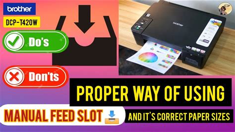 How to load paper in tray or manual feed slot.